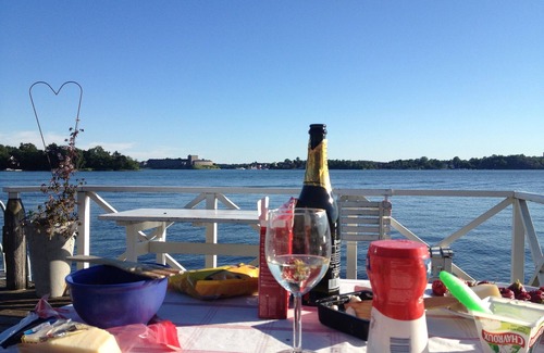 Vaxholm Maison | Stockholm. Eau de mer fantastique avec sauna et jacuzzi pour 11-12 personnes