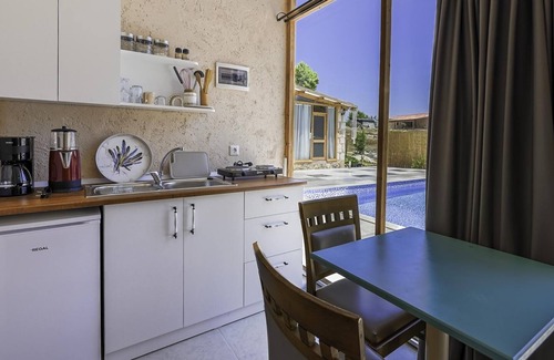 Kas Maison | Stone Vacation Flat w Pool in Kas