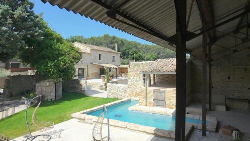 Tresques Maison | Stone Villa With Pool Between Uzès And Avignon