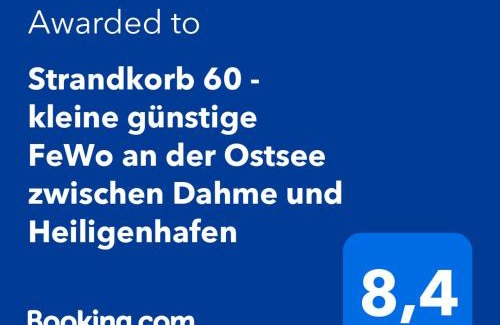 Heringsdorf Appartement | Strandkorb 60 - kleine günstige FeWo an der Ostsee zwischen Dahme und Heiligenhafen