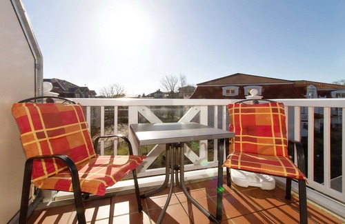 Kuehlungsborn Appartement | Strandnahes Apartment mit Zwei Balkonen und Meerblick - Saunabereich im Haus!
