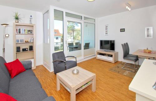 Binz Appartement | strandnahe, schicke Ferienwohnung mit Balkon direkt in Binz - Dünenresort 112