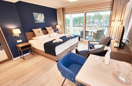 Binz Appartement | Strandresort Prora - WG 216 mit Meerblick und IR-Sauna