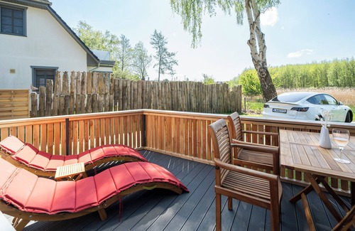 Graal Mueritz Maison | "Strandvergnügen", 100 m to the dream beach, whole terrace bungalow with parking