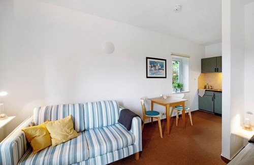Klein Bollhagen Appartement | Studio 'Fewo Ostseeblau - Fulgenhaus' avec balcon