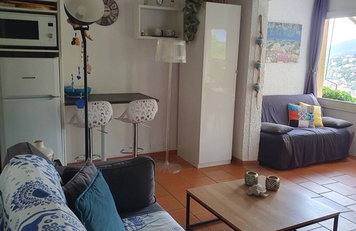 Espero-Pax Appartement | Studio à Théoule-Miramar avec magnifique vue mer