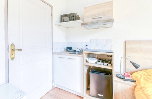 Arvillard Appartement | Studio '105' avec piscine partagée, terrasse partagée et Wi-Fi