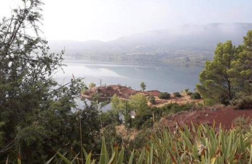 Liausson Appartement | Studio 22 m2, terrasse vue montagne, dans propriété face au Lac du Salagou