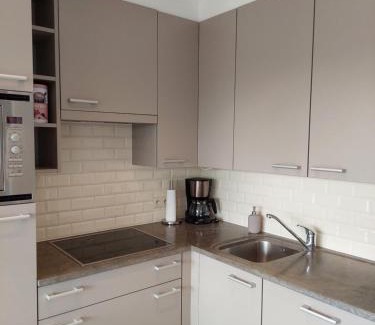 Bredene Appartement | Studio 3 Bredene met strandcabine