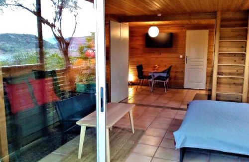 Liausson Appartement | Studio 32m2 - dans propriété avec vue imprenable sur le Lac du Salagou