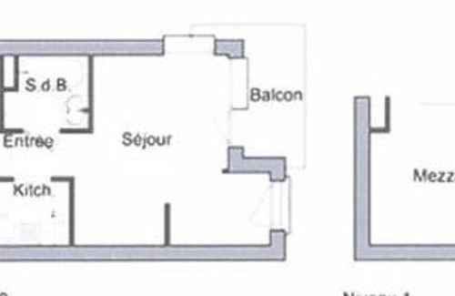 Vallandry Appartement | Studio 4 pers au centre de Vallandry, proche pistes, balcon et vue montagne - FR-1-411-75