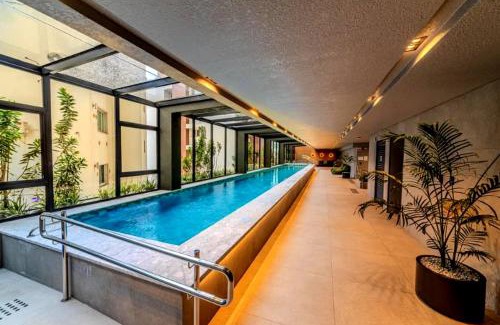 Centro Appartement | Studio 703 Premium no Centro de Chapecó com Sacada Piscina Academia e Vaga Garagem