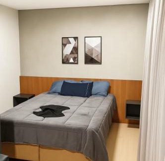 Centro Appartement | Studio 706 Premium no Centro de Chapecó com Piscina Academia e Vaga Garagem AP Completo
