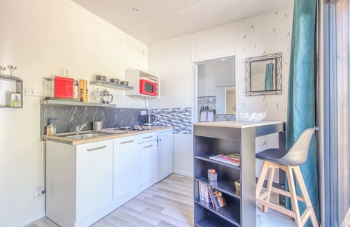Grayan-Et-L'Hopital Appartement | Studio Chalet Nature avec terrasse et climatisation