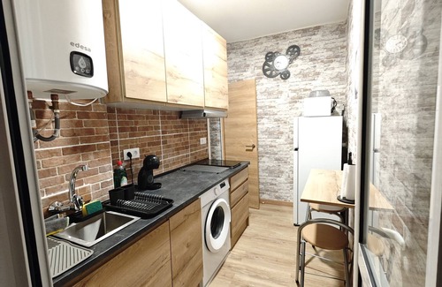 Distrito de Levante Appartement | Studio 'Apartamento Sanz' avec terrasse privée, Wi-Fi et climatisation