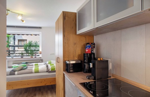 Mittenwald Appartement | Studio 'Appartment Biendl' avec terrasse privée et Wi-Fi