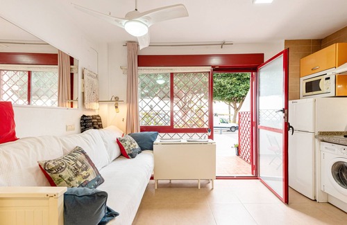 Playas del Palo Appartement | Studio 'Casita Playa' avec vue sur la mer, Wi-Fi et climatisation