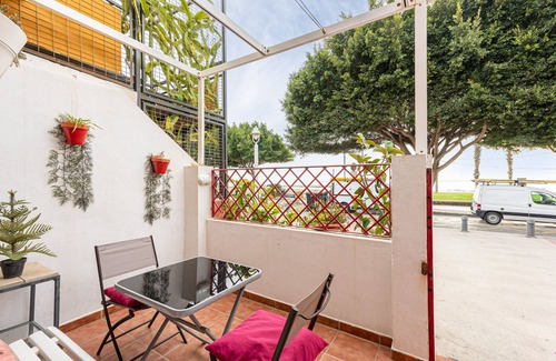 Playas del Palo Appartement | Studio 'Casita Playa' avec vue sur la mer, Wi-Fi et climatisation