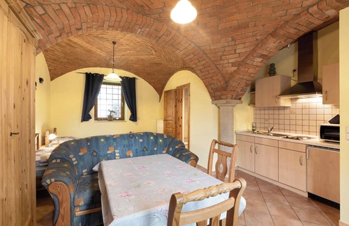 Krostitz Appartement | Studio 'Ferienwohnung Nr 2 Rose' avec jardin partagé et Wi-Fi