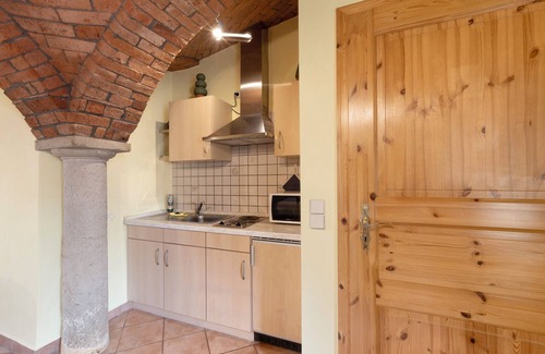 Krostitz Appartement | Studio 'Ferienwohnung Nr 2 Rose' avec jardin partagé et Wi-Fi