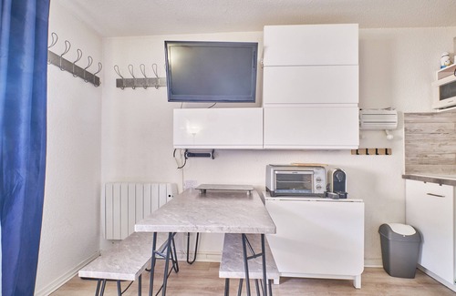 Les Deux Alpes Appartement | Studio 'Les 2 Alpes' avec vue sur la montagne et balcon