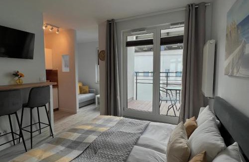 Bialoleka Appartement | Studio Apartment Honey by Galeria Północna