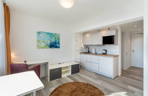 Furstenfeldbruck District Appartement | Appartement studio 'Huber Living Single 201' avec balcon et Wi-Fi