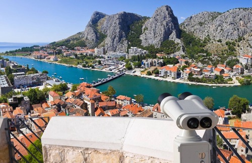 Omis Appartement | Appartement Studio dans Duće avec vue mer, Balcon, Climatisation, WIFI (4174-6)