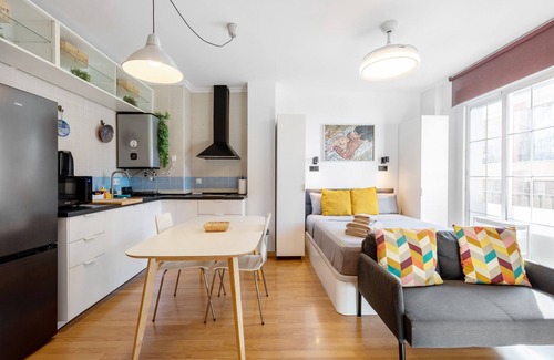 La Goleta Appartement | Studio 'La Casa De La Muralla' avec balcon, Wi-Fi et climatisation