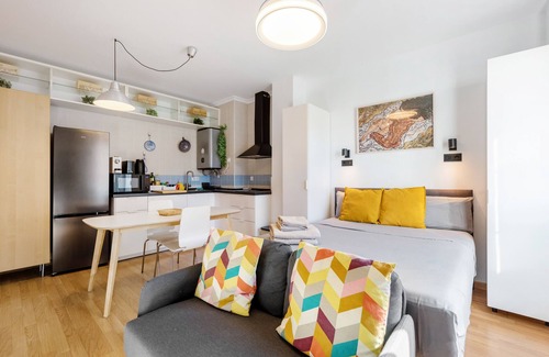 La Goleta Appartement | Studio 'La Casa De La Muralla' avec balcon, Wi-Fi et climatisation