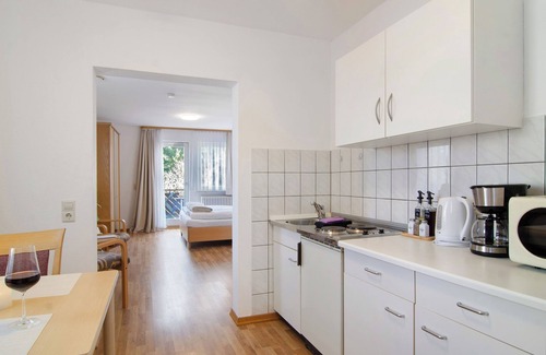 Bad Duerrheim Appartement | Studio 'Nr 8' avec terrasse partagée, jardin partagé et Wi-Fi