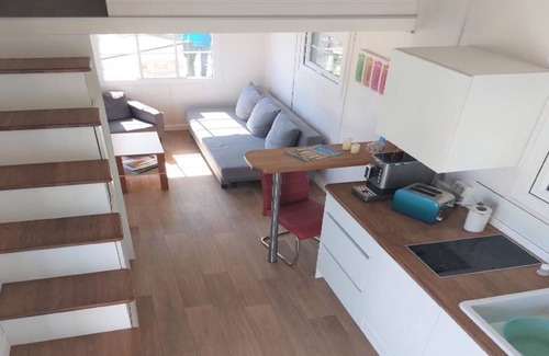 Priort Maison | Studio "Tiny House Paradies" avec terrasse privée, jardin partagé et Wi-Fi