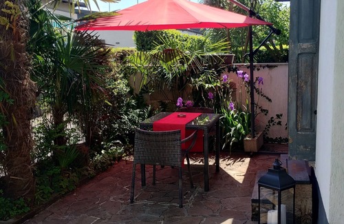 Villaggio degli Sposi Appartement | Studio apartment with patio, minutes from the airport and downtown Bergamo.