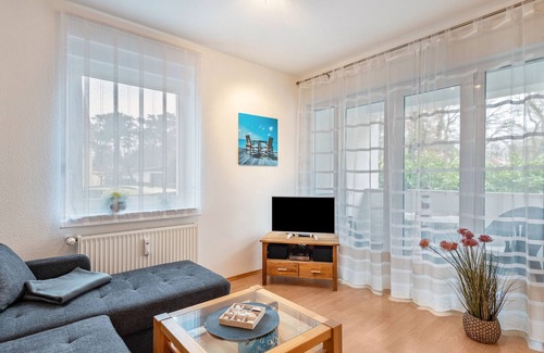 Markgrafenheide Appartement | Studio Apartment "Zur Kleinen Strandperle" with Balcony