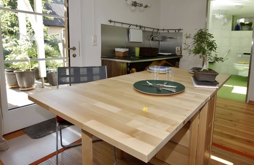 Bad Herrenalb Appartement | Studio 'Auf D Kullenmühle' avec terrasse privée, jardin privé et Wi-Fi