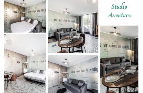 Charbonnieres-les-Bains Appartement | Studio AVENTURE - Le Méridien #Lave-vaisselle #Wifi #Ventilateur