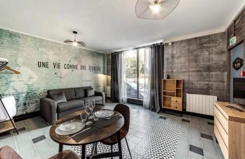 Charbonnieres-les-Bains Appartement | Studio AVENTURE - Le Méridien #Lave-vaisselle #Wifi #Ventilateur
