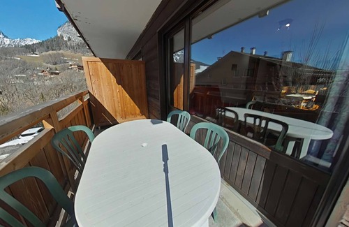 Le Chinaillon Appartement | Studio cabine 4 pers. au pied des pistes avec balcon sud - Le Grand-Bornand