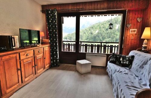 Le Grand-Bornand Appartement | Studio + Cabine 27m² Sud - 4 pers, Grand Bornand, balcon, proche commerces et pistes - FR-1-458-120