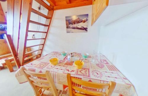 Les Saisies Appartement | Studio cabine 4 pers., Les Saisies, bal., kitchenette, prox. centre et ski - FR-1-594-145