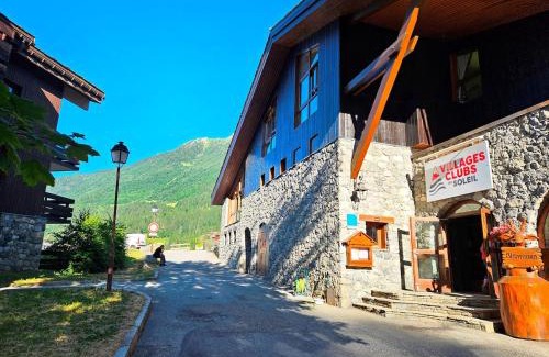 Les Avanchers-Valmorel Appartement | Studio-cabine au pied des pistes avec terrasse de plain-pied