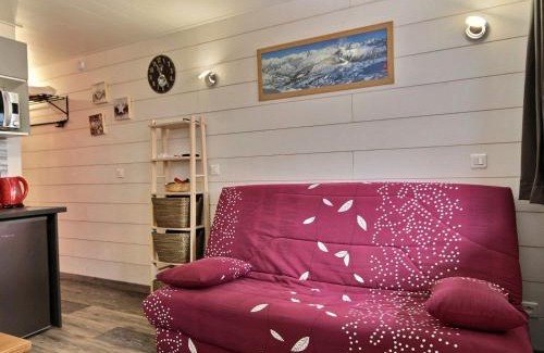 Plagne Centre Appartement | Studio cabine rénové proche des pistes, balcon, 4 couchages - FR-1-455-91