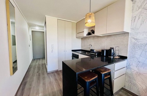 Nunoa Appartement | Studio Castillo Velasco - Gym Laundry Parking Pool Wifi