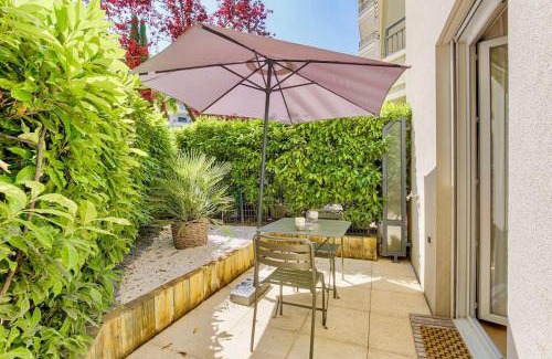 Villette Gare Appartement | Studio chic piscine, jardin et parking, Lyon 3