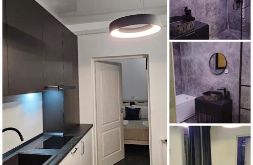 Craiova Appartement | Studio Chic, Rezerva acum! Central, cafea, ceai, apa, parcare publica gratuita, baie cu cabina si cada
