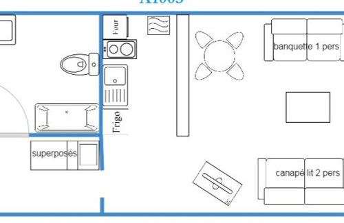 Notre-Dame-de-Bellecombe Appartement | Studio Classé 1* avec Piscine et Tennis Privatifs, au Pied des Pistes - 3 Pers. - FR-1-595-18