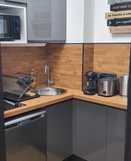 Clermont Ferrand City Centre Appartement | Studio climatisé Place de Jaude Garage balcon tv wifi
