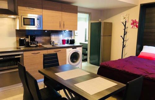 La Ferriere-aux-Etangs Appartement | Studio confortable à La Ferrière-aux-Étangs - 25 m² avec sauna