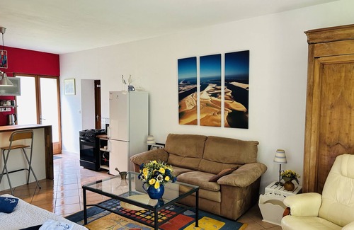Muids Appartement | Studio de La Bergerie, Muids 2 pers, 1H00 de Paris, 15min A13
