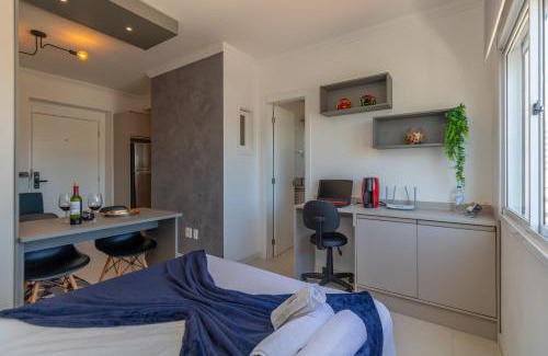 Centro Appartement | Studio delicinha Prox Atitus com Garagem